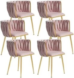Tsuysi Velvet Dining Chairs Set Of 4, Modern Dining Chair With Golden Metal Legs, Woven Upholstered Dining Chairs For Dining Room, Kitchen, Vanity, Living Room (Beige) 30 Tsuysi Velvet Dining Chairs Set Of 4, Modern Dining Chair With Golden Metal Legs, Woven Upholstered Dining Chairs For Dining Room, Kitchen, Vanity, Living Room (Beige) -Amazon Store 51RAz3X0QL. AC