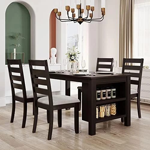 Merax Counter Height Pub Table Set With 3 Stools, Bar Table And Chair Set 4-Piece Dining Table Set With Metal Frame 15 Merax Counter Height Pub Table Set With 3 Stools, Bar Table And Chair Set 4-Piece Dining Table Set With Metal Frame - Image 13