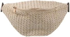 1pc Summer Waist Bag Imitation Straw Woven Bag Chest Pouch Cross- Body Bag ( Color : Beige ) 19 1pc Summer Waist Bag Imitation Straw Woven Bag Chest Pouch Cross- Body Bag ( Color : Beige ) -Amazon Store 51RskWciKfL. AC