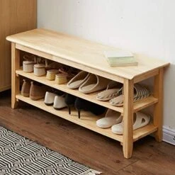 OGCAU Shoe Bench Entryway With Storage Bench For Bedroom, Ottoman, 2 Tier, Shoe Rack Organizer For Door, Good Load Bearing, Ideal For Entryway Hallway Living Room And Corridor(Natural 23.6") 20 OGCAU Shoe Bench Entryway With Storage Bench For Bedroom, Ottoman, 2 Tier, Shoe Rack Organizer For Door, Good Load Bearing, Ideal For Entryway Hallway Living Room And Corridor(Natural 23.6") -Amazon Store 51RtbtnQ70L. AC