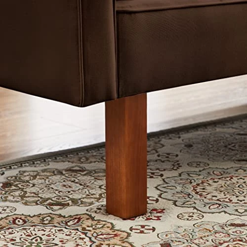 GENERIC Futon Sofa Bed Convertible Couch Bed With Armrests Modern Living Room Linen Sofa Bed, Folding Recliner Futon Couch Sleeper Set With Solid Wood Legs 7 GENERIC Futon Sofa Bed Convertible Couch Bed With Armrests Modern Living Room Linen Sofa Bed, Folding Recliner Futon Couch Sleeper Set With Solid Wood Legs - Image 5