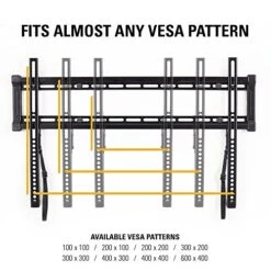 SANUS TV Wall Mount - Universal Low Profile Fixed TV Mount Bracket For 40" - 80" Flat Screen TVs - Features Slim 1” Profile, 3 Step Easy Install - UL Certified- Hardware Included - OLL15-B1 11 SANUS TV Wall Mount - Universal Low Profile Fixed TV Mount Bracket For 40" - 80" Flat Screen TVs - Features Slim 1” Profile, 3 Step Easy Install - UL Certified- Hardware Included - OLL15-B1 -Amazon Store 51SJim3GdXL