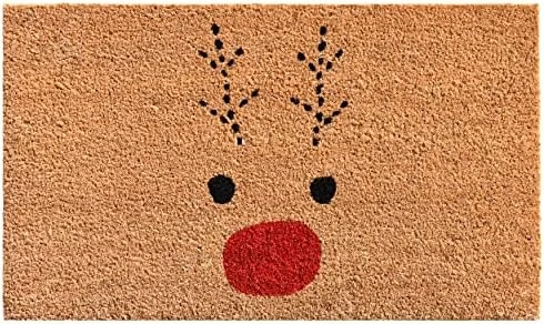 Calloway Mills 105012436 Rudolph Doormat, 24" X 36", Red/Black 10 Calloway Mills 105012436 Rudolph Doormat, 24" X 36", Red/Black - Image 8