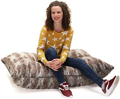 Jaxx Saxx 3.5 Floor Pillow, Premium Luxe Fur - Mountain Fox 15 Jaxx Saxx 3.5 Floor Pillow, Premium Luxe Fur - Mountain Fox - Image 13