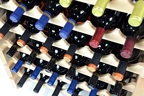SfDisplay.com,LLC. Modular Wine Rack Beechwood 24-72 Bottle Capacity 6 Bottles Across Up To 12 Rows Newest Improved Model (48 Bottles - 8 Rows) 6 SfDisplay.com,LLC. Modular Wine Rack Beechwood 24-72 Bottle Capacity 6 Bottles Across Up To 12 Rows Newest Improved Model (48 Bottles - 8 Rows) - Image 4