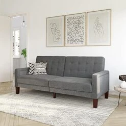 DHP Futon Couch, Paris Navy -Amazon Store 51T6nTYVa6L. AC