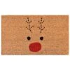 Calloway Mills 105012436 Rudolph Doormat, 24" X 36", Red/Black -Amazon Store 51TQZahnwsL