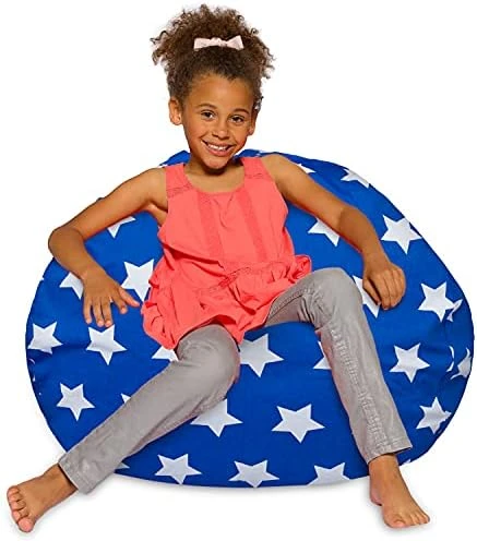 Posh Beanbags Bean Bag Chair, X-Large Machine Washable - Canvas Unicorn And Rainbows On Purple 10 Posh Beanbags Bean Bag Chair, X-Large Machine Washable - Canvas Unicorn And Rainbows On Purple - Image 8