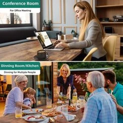 YITAHOME 70.8 X 35.4 Inch Large Wood Dining Table For 6-8, Industrial Kitchen Table With Metal Frame, Rectangular Farmhouse Dinner Table For Kitchen, Dinning Room, Living Room -Amazon Store 51TcwIO283L