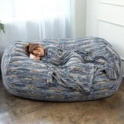 Jaxx 7 Foot Bean Bag Sofa, Charcoal 28 Jaxx 7 Foot Bean Bag Sofa, Charcoal -Amazon Store 51TiEtLcbGL. AC