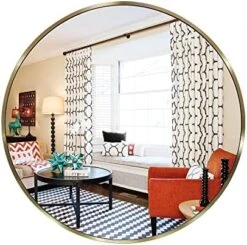 MZON 28 Inch Frameless Round Mirror,Circle Wall Mirror With Beveled Polished Edge For Bathroom, Vanity, Entryways 24 MZON 28 Inch Frameless Round Mirror,Circle Wall Mirror With Beveled Polished Edge For Bathroom, Vanity, Entryways -Amazon Store 51TticPJhUL. AC