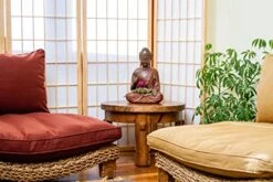 XoticBrands Seagrass Meditation Yoga Chair - Natural With Cream Cushion -Amazon Store 51TzogmLGeL