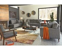 Signature Design By Ashley Zardoni Right Arm Facing Corner Chaise, Charcoal 11 Signature Design By Ashley Zardoni Right Arm Facing Corner Chaise, Charcoal -Amazon Store 51UAhhC5hNL