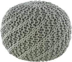 Artistic Weavers McIntosh Cotton Knitted Round Pouf 14"H X 20"W X 20"D,Saffron 31 Artistic Weavers McIntosh Cotton Knitted Round Pouf 14"H X 20"W X 20"D,Saffron -Amazon Store 51UUsBYei5L. AC