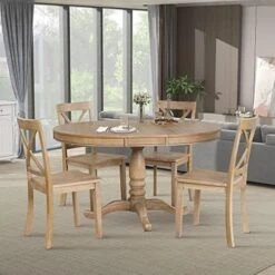 Merax Farmhouse Dining Table Set With Upholstered 2 X-Back Chairs And Bench For 4, Home Kitchen Wooden Furniture, Brown+Beige 20 Merax Farmhouse Dining Table Set With Upholstered 2 X-Back Chairs And Bench For 4, Home Kitchen Wooden Furniture, Brown+Beige -Amazon Store 51Ub9fivQnL. AC 2