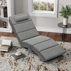 YOLENY Massage Chaise Lounge,Electric Recliner Heated Chair,Ergonomic Indoor Chair, Modern Long Lounger For Office Or Living Room,Linen&Grey -Amazon Store 51UqRyssQSL. AC