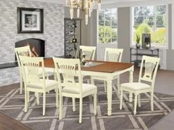 East West Furniture DOPL7-BCH-W Dining Set, 7 Pieces 22 East West Furniture DOPL7-BCH-W Dining Set, 7 Pieces -Amazon Store 51UqkndAgHL. AC