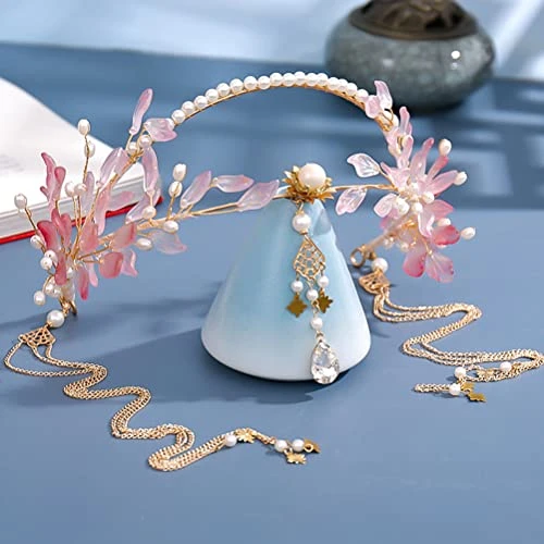 GENERIC 1Pc Chinese Traditional Style Long Tassel Headwear Retro Wedding Headband Ornaments 4 GENERIC 1Pc Chinese Traditional Style Long Tassel Headwear Retro Wedding Headband Ornaments - Image 2