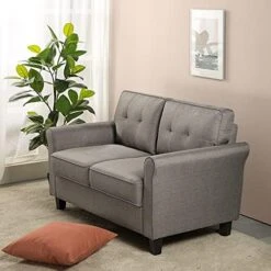 ZINUS Sayan Loveseat With USB Ports / Tool-Free, Easy Assembly, Sand Grey 12 ZINUS Sayan Loveseat With USB Ports / Tool-Free, Easy Assembly, Sand Grey -Amazon Store 51VHv6ABRhS. AC