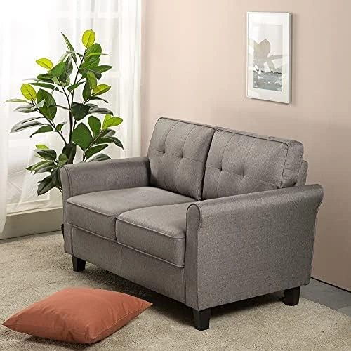 ZINUS Sayan Loveseat With USB Ports / Tool-Free, Easy Assembly, Sand Grey 6 ZINUS Sayan Loveseat With USB Ports / Tool-Free, Easy Assembly, Sand Grey - Image 4