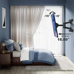 PERLESMITH TV Wall Mount Full Motion For 32-65 Inch Flat Curved Screen TVs, TV Mount With Swivels Tilts Extension Dual Articulating Bracket Arms Supports TV Up To 99 Lbs Max VESA 400x400,PSMFK9 11 PERLESMITH TV Wall Mount Full Motion For 32-65 Inch Flat Curved Screen TVs, TV Mount With Swivels Tilts Extension Dual Articulating Bracket Arms Supports TV Up To 99 Lbs Max VESA 400x400,PSMFK9 -Amazon Store 51VULzLzS2L