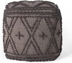 Christopher Knight Home Nina Large Square Casual Pouf, Boho, White Wool And Cotton 15 Christopher Knight Home Nina Large Square Casual Pouf, Boho, White Wool And Cotton -Amazon Store 51VVeS9PkoL. AC