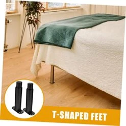 Homoyoyo 6 Pcs Bed Support Legs Holder Bedstead Black Cold Rolled Steel -Amazon Store 51Ve8hDXi4L