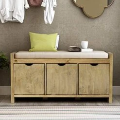 Harper & Bright Designs Storage Bench, Shoe Rack With Cushioned Seat And Drawers, Multipurpose Storage Bench For Entryway, Antique Navy 28 Harper & Bright Designs Storage Bench, Shoe Rack With Cushioned Seat And Drawers, Multipurpose Storage Bench For Entryway, Antique Navy -Amazon Store 51VrRtrVciL. AC 1