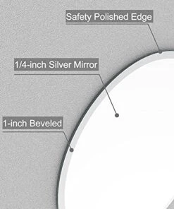 USHOWER 20"x28" Frameless Oval Wall Mirror For Bathroom/Vanity, Beveled Edge, Simple & Elegant Look 12 USHOWER 20"x28" Frameless Oval Wall Mirror For Bathroom/Vanity, Beveled Edge, Simple & Elegant Look -Amazon Store 51Vu4NoovSS