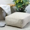 Chardin Home Unstuffed Ottoman, Cozy & Bohemian Pouf Covers, Hand Crafted Casual Seating, Footrest, Square Floor Pillow For Home, Office, Bedroom, Living Room, 20" X 20"x 8", Ivory-Grey. 2 Chardin Home Unstuffed Ottoman, Cozy & Bohemian Pouf Covers, Hand Crafted Casual Seating, Footrest, Square Floor Pillow For Home, Office, Bedroom, Living Room, 20" X 20"x 8", Ivory-Grey. -Amazon Store 51X4lwCfcZL