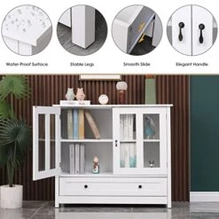 Nozama White Wine Cabinet With Storage Modern Buffet Server Sideboard With 2 Door Cabinets For Kitchen Room Kitchen Bar Storage Cabinet Cupboard 10 Nozama White Wine Cabinet With Storage Modern Buffet Server Sideboard With 2 Door Cabinets For Kitchen Room Kitchen Bar Storage Cabinet Cupboard -Amazon Store 51X6rVcPoWL