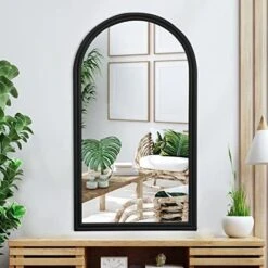 POZINO Arched Wall Mirror, Black Arch Mirror Decor, Bathroom Mirrors For Wall, Mantel Decorative Mirror, Wall Mounted Mirror With Aluminum Alloy Frame For Bedroom Living Room Entryway, 43.3x23.6 Inch 13 POZINO Arched Wall Mirror, Black Arch Mirror Decor, Bathroom Mirrors For Wall, Mantel Decorative Mirror, Wall Mounted Mirror With Aluminum Alloy Frame For Bedroom Living Room Entryway, 43.3x23.6 Inch -Amazon Store 51XRPoDwzL. AC