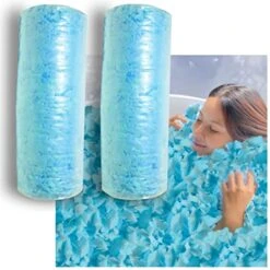 BOXIN 10LBS Blue Shredded Memory Foam Filling For Bean Bag Filler Foam Refill Pillow Dog Beds Chairs Cushions And Arts Crafts, Added Gel Particles,Soft And Great For Stuffing -Amazon Store 51XeWJmVcRL