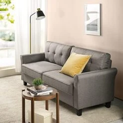 ZINUS Sayan Loveseat With USB Ports / Tool-Free, Easy Assembly, Sand Grey 14 ZINUS Sayan Loveseat With USB Ports / Tool-Free, Easy Assembly, Sand Grey -Amazon Store 51YPrjN4ijS. AC