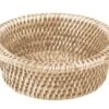 Caspari Rattan Wine Bottle Coaster In White Natural -Amazon Store 51YZEbv6BtL