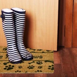 NINAMAR Door Mat Wipe Your Paws Natural Coir – 29.5 X 17.5 Inch -Amazon Store 51YjwnMWYqL