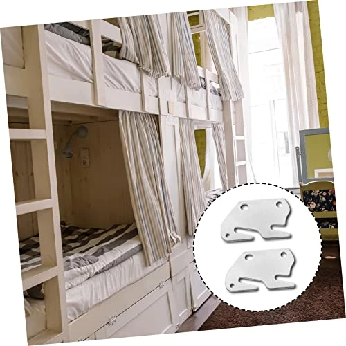 Veemoon 2pcs Furniture Connector Metal Holder Ornament Holders Frame Holder Wooden Bed To Catch Hook Plates Bed Rail Hook Bed Rail Hook Plate Bracket Bed Rail Connector Bed Rail Hinge Tool 9 Veemoon 2pcs Furniture Connector Metal Holder Ornament Holders Frame Holder Wooden Bed To Catch Hook Plates Bed Rail Hook Bed Rail Hook Plate Bracket Bed Rail Connector Bed Rail Hinge Tool - Image 7