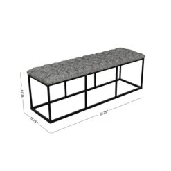 HomePop Decorative Bench, Global Print -Amazon Store 51Ypk0LVfqL