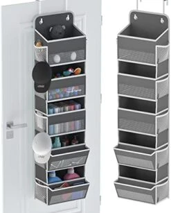 LONGD Over Door Organizer, Nursery Closet Cabinet Baby Storage, Over The Door Hat Rack, 4 Pockets And 1 Grid File Pockets Hanging Storage Boxes,45 Lbs. Weight Capacity, 1-Pack 15 LONGD Over Door Organizer, Nursery Closet Cabinet Baby Storage, Over The Door Hat Rack, 4 Pockets And 1 Grid File Pockets Hanging Storage Boxes,45 Lbs. Weight Capacity, 1-Pack -Amazon Store 51a31T7jXLL. AC