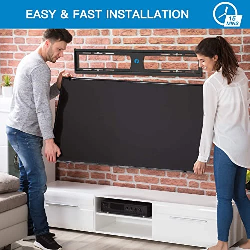 Pipishell Low Profile Fixed TV Wall Mount Bracket Ultra Slim For Most 42-90 Inch LCD OLED QLED 4K Plasma Flat Curved Screen TVs Up To132lbs Max VESA 800x600mm, Fits 16", 18", 24" Wood Studs 7 Pipishell Low Profile Fixed TV Wall Mount Bracket Ultra Slim For Most 42-90 Inch LCD OLED QLED 4K Plasma Flat Curved Screen TVs Up To132lbs Max VESA 800x600mm, Fits 16", 18", 24" Wood Studs - Image 5