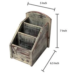 MyGift Rustic Torched Wood Remote Control Holder For Table With 3 Compartments, Living Room TV Media Organizer 13 MyGift Rustic Torched Wood Remote Control Holder For Table With 3 Compartments, Living Room TV Media Organizer -Amazon Store 51a8Zc7NeQL