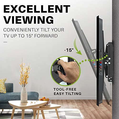 USX MOUNT Advanced Tilt TV Wall Mount For Most 42-90 Inch TVs, Easy To Install Extension TV Mount Extending To 7 Inch, Universal Wall Mount TV Bracket Up To 24'' Studs, VESA 600 X 400mm And 120lbs 5 USX MOUNT Advanced Tilt TV Wall Mount For Most 42-90 Inch TVs, Easy To Install Extension TV Mount Extending To 7 Inch, Universal Wall Mount TV Bracket Up To 24'' Studs, VESA 600 X 400mm And 120lbs - Image 3