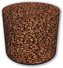 ZTOZZ Round Pouf Indoor - Printed Ottoman Foot Stool For Dining, Living Room Or Bedroom With Removable Cover - Platan Print -Amazon Store 51atBKDlpfS. AC