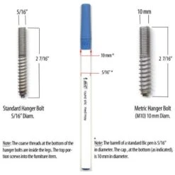 Leg Daddy 4" Dark Finish Square Tapered Pyramid Wooden Sofa Legs, Set Of 4, 5/16" Hanger Bolt -Amazon Store 51bEdI9WgmL