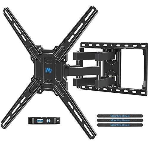 Mounting Dream Full Motion TV Wall Mount For 42-75 Inch Flat Screen/Curved TVs, Heavy Duty Wall Mount TV Bracket With Swivel Articulating Dual Arms, VESA 600x400mm, 100 Lbs MD2656 3 Mounting Dream Full Motion TV Wall Mount For 42-75 Inch Flat Screen/Curved TVs, Heavy Duty Wall Mount TV Bracket With Swivel Articulating Dual Arms, VESA 600x400mm, 100 Lbs MD2656