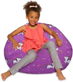 Posh Beanbags Bean Bag Chair, X-Large Machine Washable - Canvas Unicorn And Rainbows On Purple 28 Posh Beanbags Bean Bag Chair, X-Large Machine Washable - Canvas Unicorn And Rainbows On Purple -Amazon Store 51bexSG122S. AC