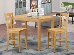 EAST WEST FURNITURE 5 Pc Counter Height Dining Set - Counter Height Table And 4 Kitchen Chairs. -Amazon Store 51c0Cw031yL. AC