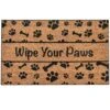 NINAMAR Door Mat Wipe Your Paws Natural Coir – 29.5 X 17.5 Inch -Amazon Store 51cjJEMX72L