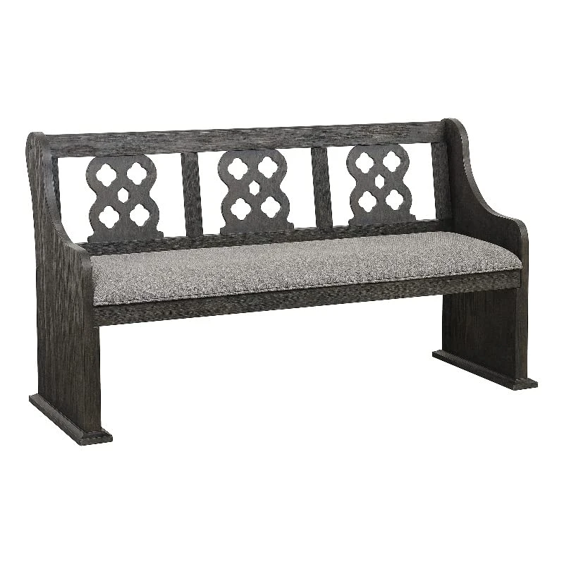 Homelegance Dining Seat Cushion Bench, 62" W, Espresso 3 Homelegance Dining Seat Cushion Bench, 62" W, Espresso