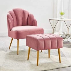 Ball & Cast Accent Chair, 26D X 23.5W X 32.25H In, Rose 16 Ball & Cast Accent Chair, 26D X 23.5W X 32.25H In, Rose -Amazon Store 51cx93vfs9L
